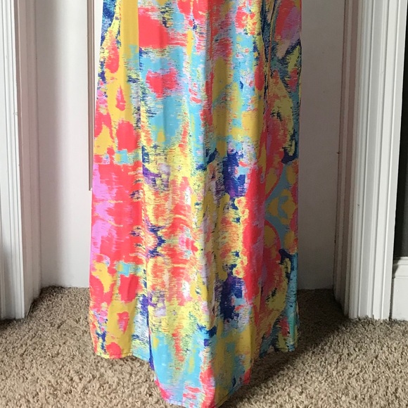 Glam Open Back Maxi Dress Small NWT - Picture 3 of 7
